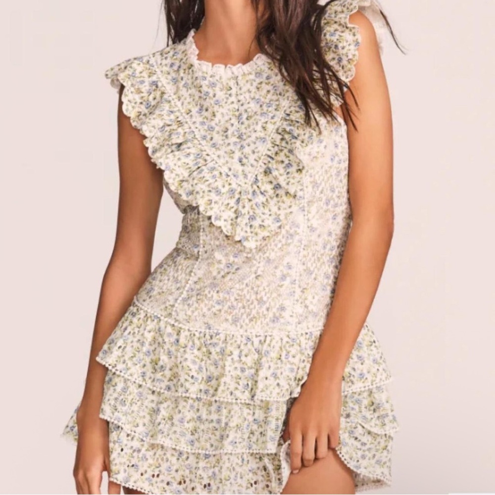 LoveShackFancy Lunetta Mini Dress - size 2 perfect condition (price negotiable)